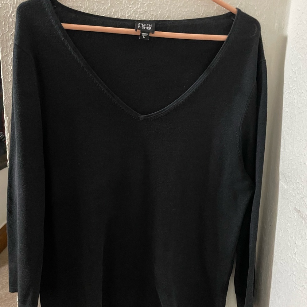 Eileen fisher Long sleeve V-Neck shirt
